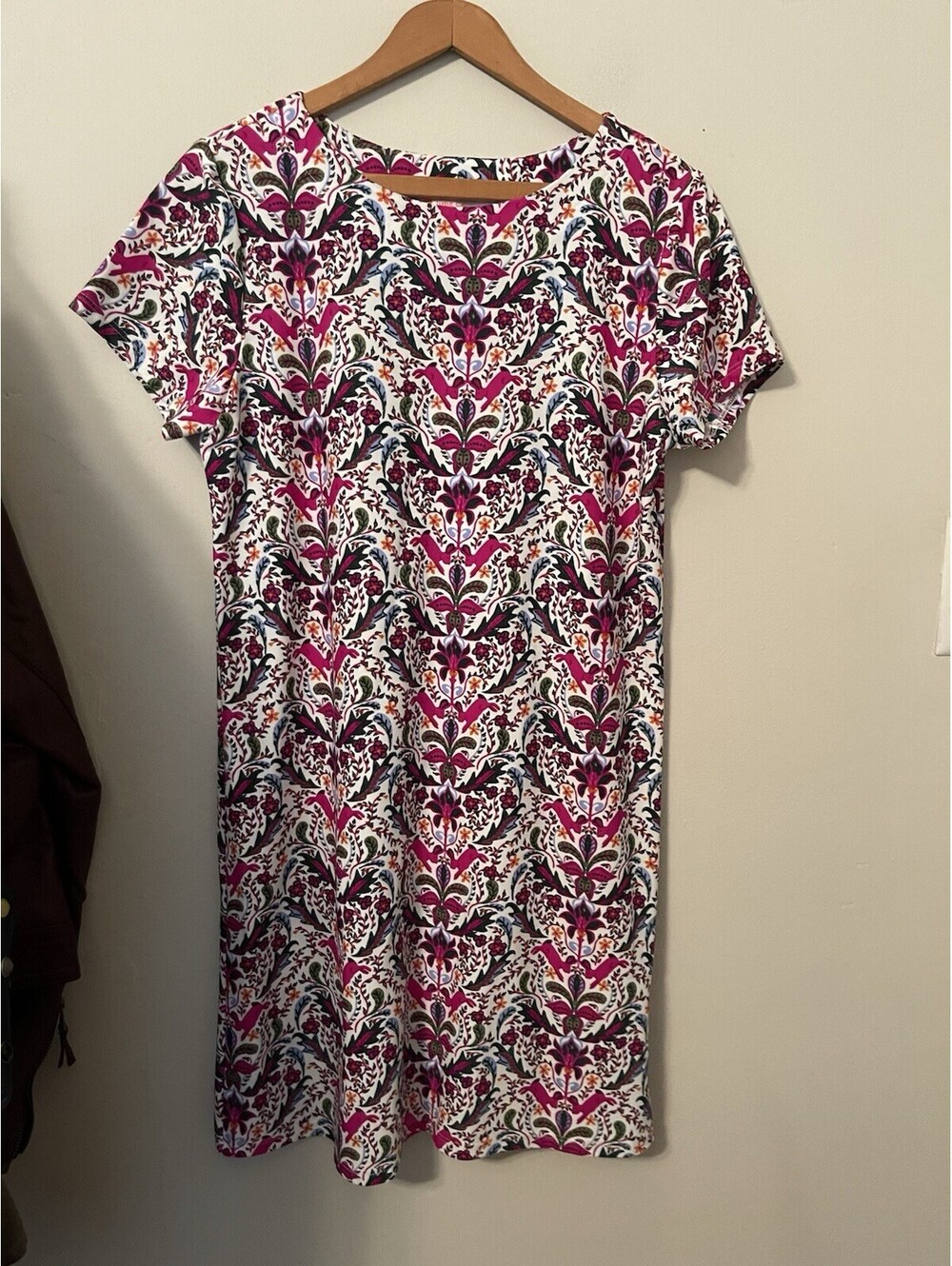 Jude Connally Ella Short Sleeve Shift Dress Hidden Rabbit Jude Cloth Small S